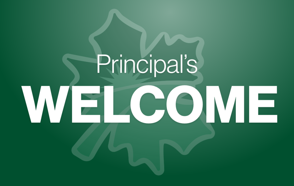 A message from Principal O'Dell