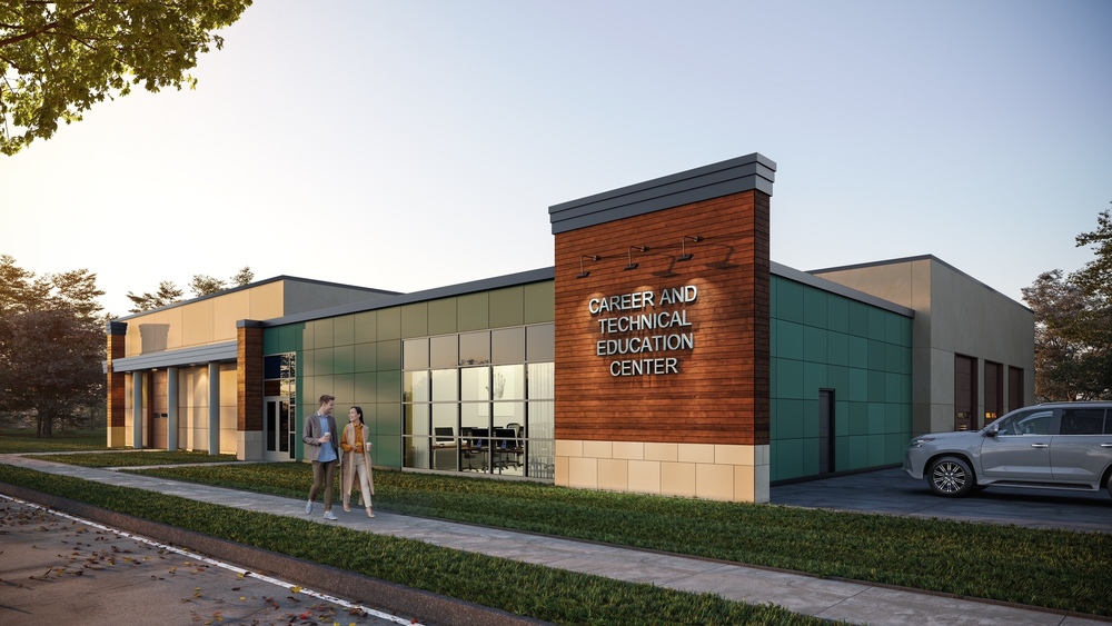 Rendering of the Career and Technical Education Center