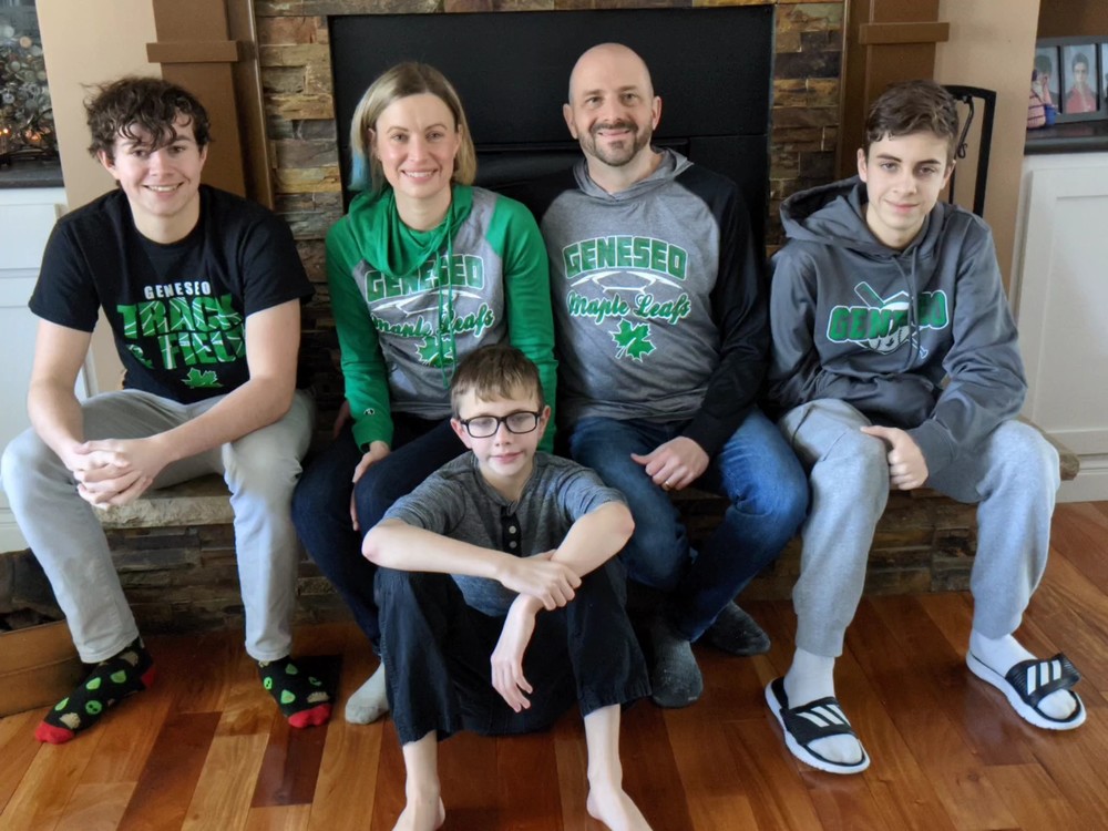 Geneseo High School’s next principal, Tom Ryerson, and his wife, Anne, have three children: Nate, a junior, Nile, a freshman, and Novak, in 5th grade.
