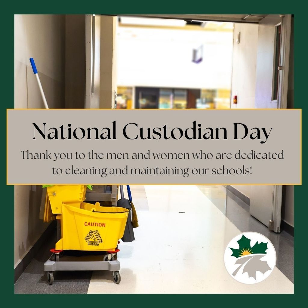 To all of the custodians throughout our buildings, you are appreciated! #NationalCustodianDay