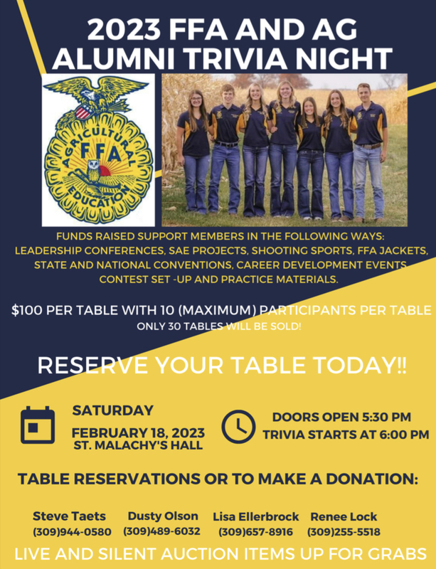 FFA and Ag Alumni Trivia Night