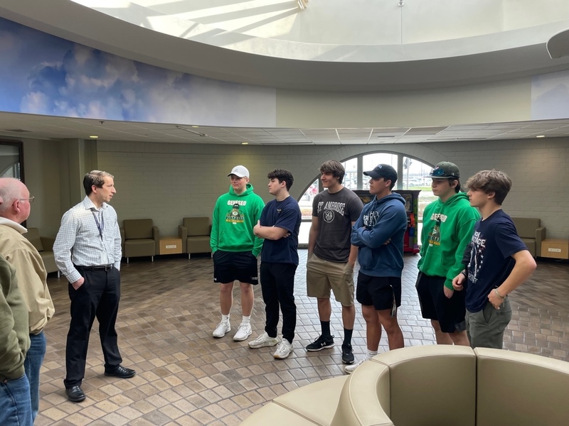 The GHS Aviation Club gets a behind-the-scenes look at the Quad Cities International Airport. 