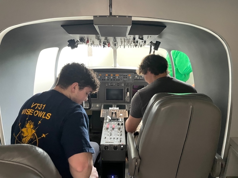 The GHS Aviation Club gets a behind-the-scenes look at the Quad Cities International Airport. 